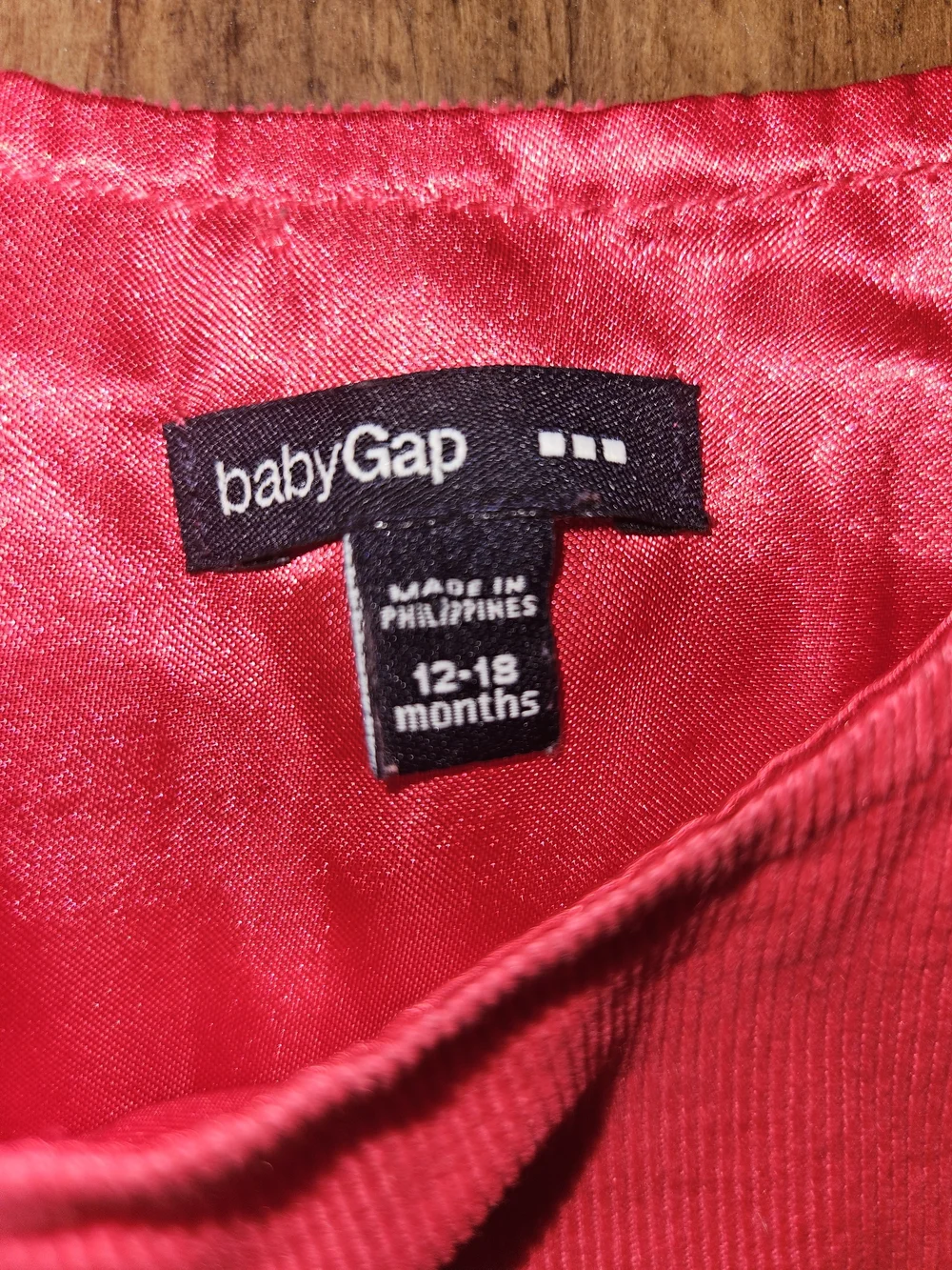 GAP Pink Corduroy Pinafore Dress
